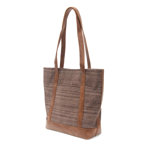 Tia Tweed Front Pocket Tote