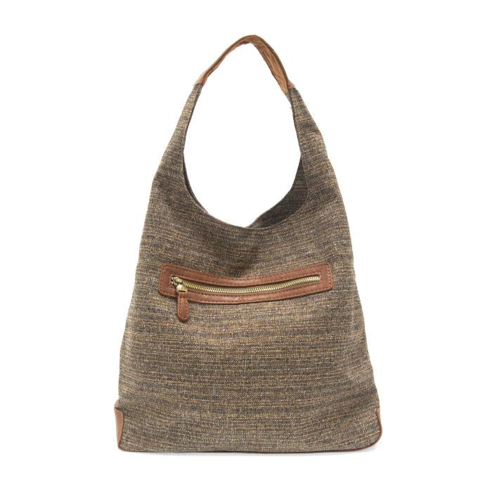 Elena Tweed Hobo Bag