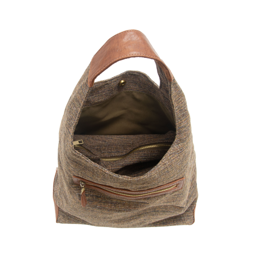 Elena Tweed Hobo Bag